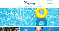 Desktop Screenshot of kennedypoolsandspas.com